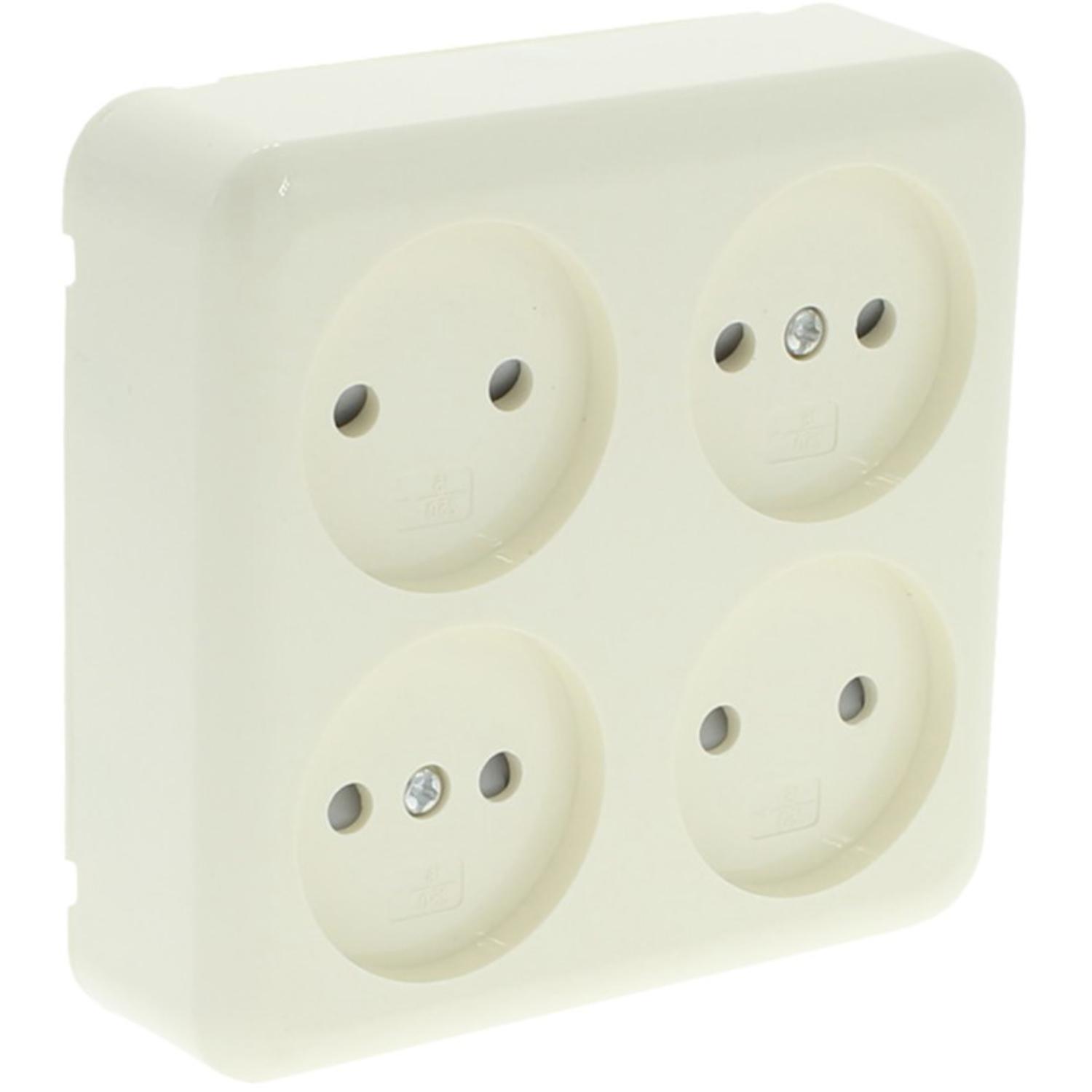 4-voudig - Crème - Q-LINK