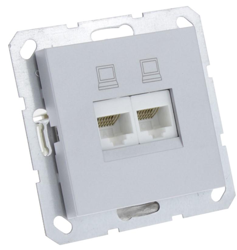 Contactdoos - 2x8-polig - Q-Link
