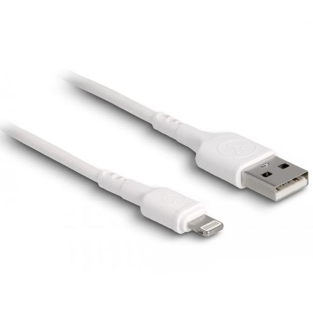 Delock USB-laadkabel voor iPhone™, iPad™, iPod™ wit 30 cm - Delock
