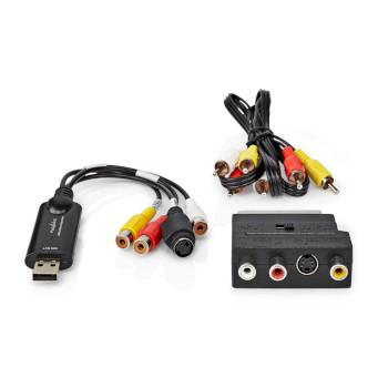 Videograbber USB 2.0 480p A/V-kabel / Scart