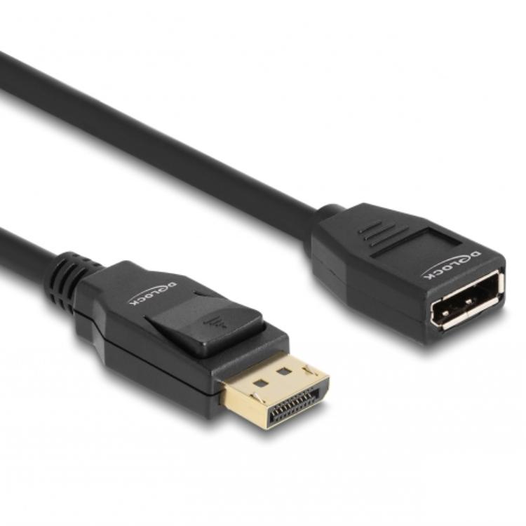 Delock DisplayPort 1.2 verlengkabel 4K 60 Hz 2 m - Delock