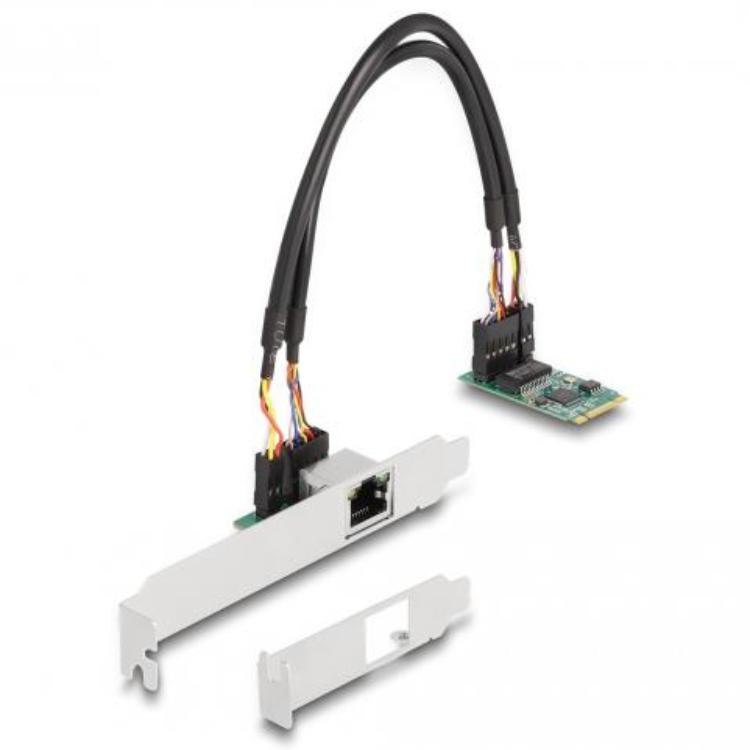 Delock M.2 Key B+M naar 2.5 Gigabit LAN RJ45. - Delock