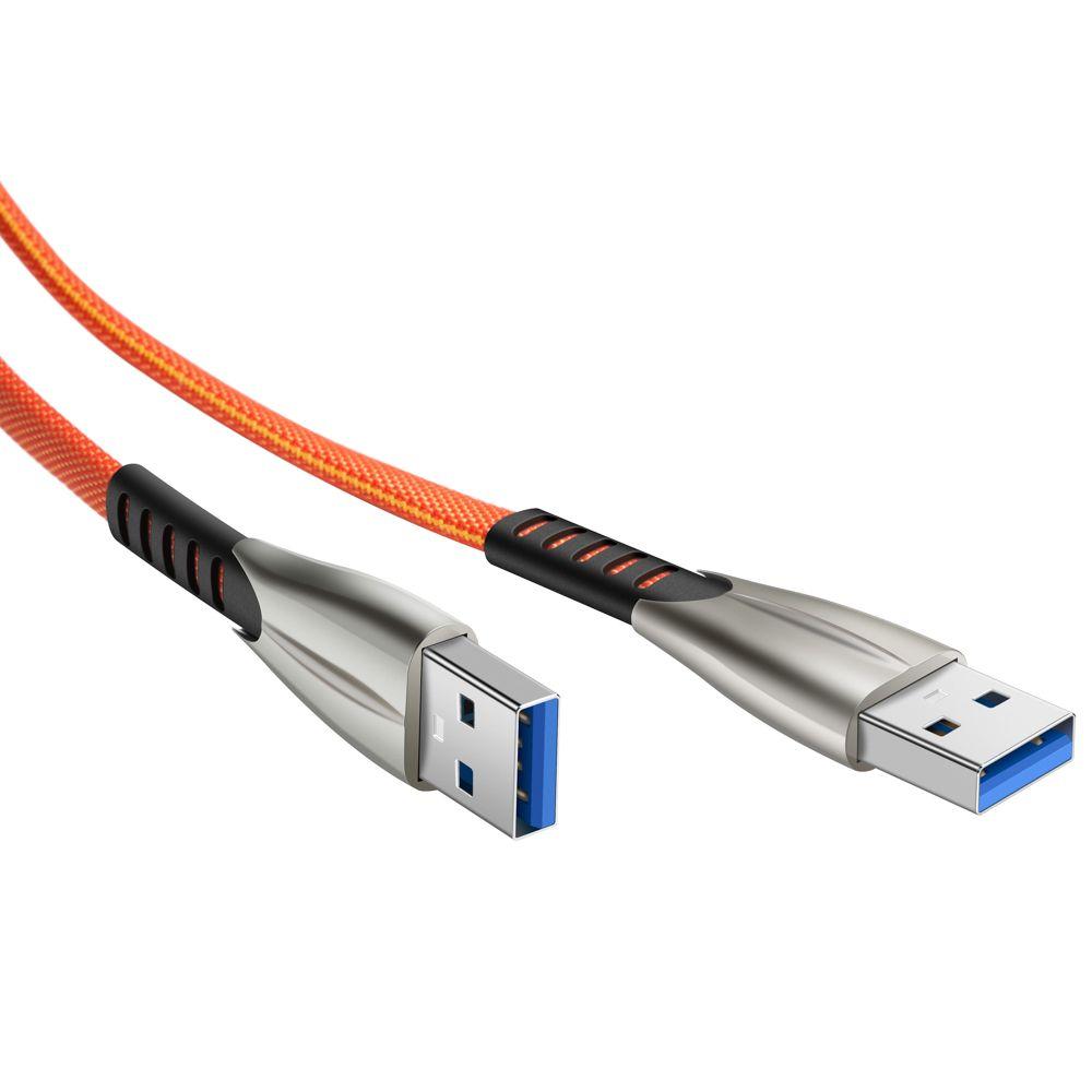 USB A naar USB A - 5 meter - Oranje - Allteq