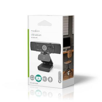 Webcam Full HD@60fps / 4K@30fps Automatische scherpstelling - Nedis