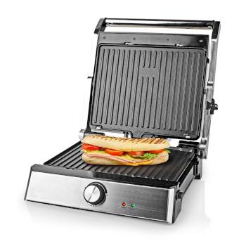 Contact Grill 2000 W 29 x 23 cm Regelbare temperatuur Kunststof / - Nedis