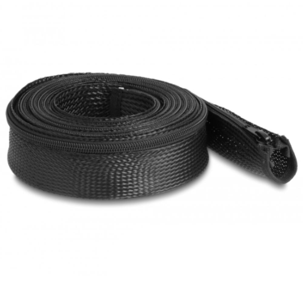 Delock gevlochten slang, rits, 3 m x 50 mm, hittebestendig - Delock
