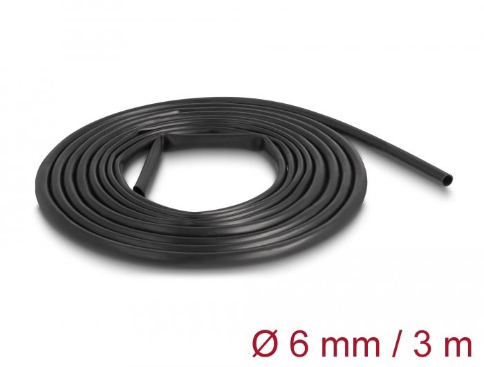 Delock PVC isolatieschlauch 3 m x 6 mm zwart