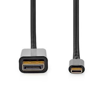 USB-C™ Adapter USB 3.2 Gen 1 USB-C™ Male DisplayPort Male - Nedis