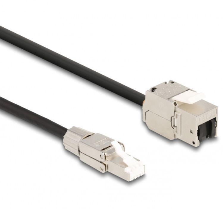 S/FTP Cat 6a verlengkabel - Delock