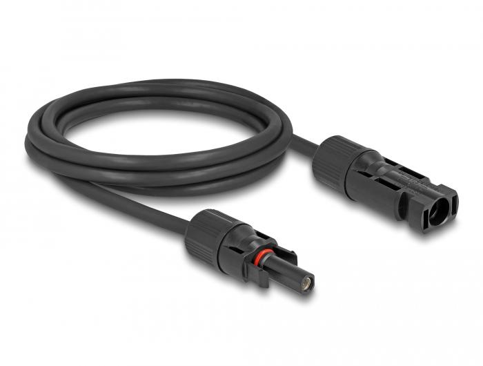Delock DL4 Solarkabel 6 mm² Stekker naar Bus 2 m zwart