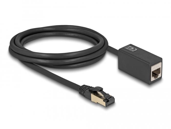 Delock Netwerkverlengkabel RJ45-stekker naar RJ45-bus Cat.8.1 S/ - Delock