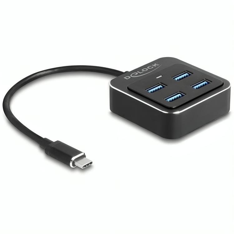USB C hub - 4 poorten - Delock
