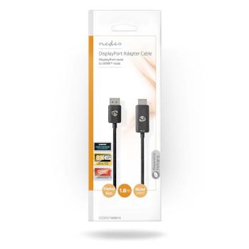 DisplayPort-Adapter DisplayPort-Stekker HDMI™-aansluiting 8K@30Hz - Nedis