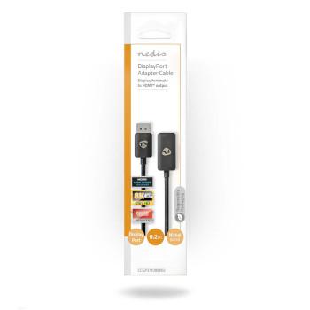 DisplayPort-Adapter DisplayPort-Stekker HDMI™-Uitgang 8K@30Hz - Nedis