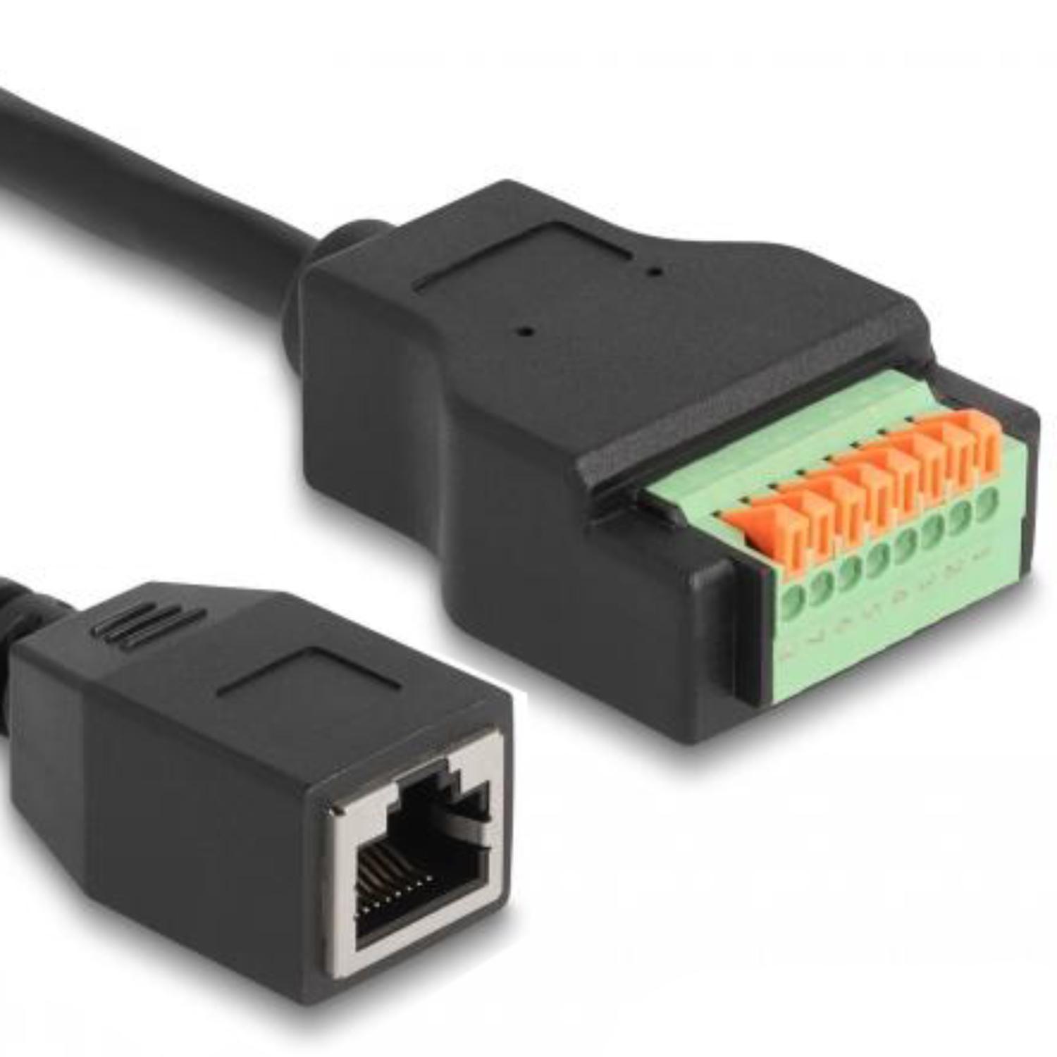 ISDN Splitter RJ45 - ISDN splitter, Type: RJ45 Cat 5, Aansluiting 1: RJ45 Male, Aansluiting 2