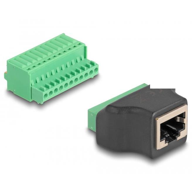 RJ50 naar klemmenblokadapter