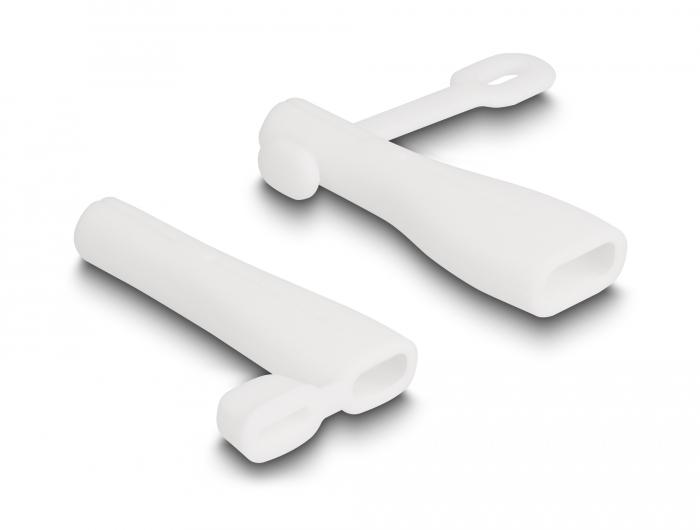 Delock-Stofkap voor USB Type-A-stekker en USB Type-C™-stekker Set 2 - Delock