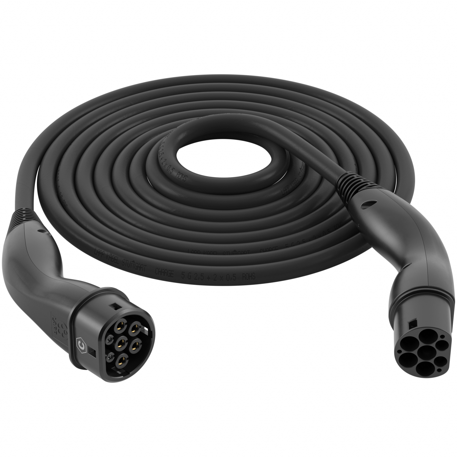bokman Type 2 laadkabel (22 kW/8 Meter) Compatibel met BEV/PHEV's E-208, Model Y, E-Tech, 500e