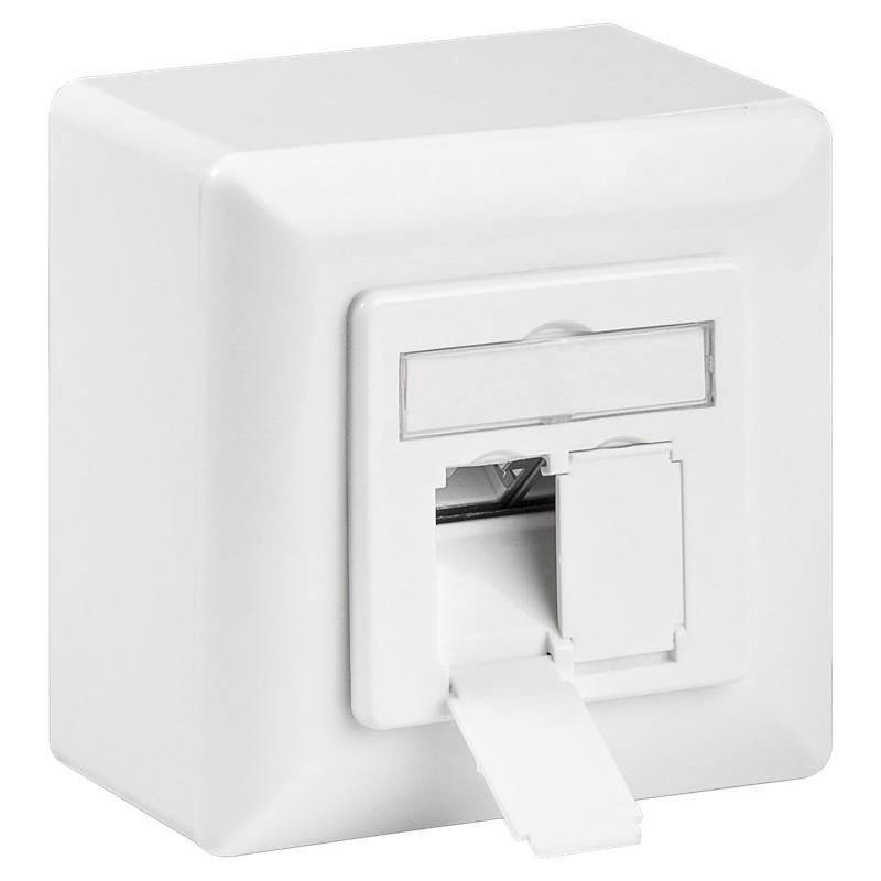 Wandcontactdoos Cat 6 - Goobay