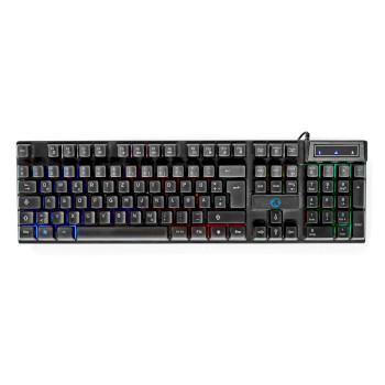 Gaming Combo Kit 5-in-1 Toetsenbord, Hoofdtelefoon, Muis en Muismat - Nedis