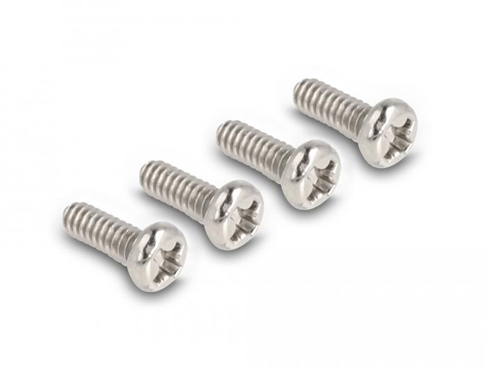 Delock USB 2.0 Adapter Type-A vrouwelijk naar Type-B vrouwelijk met schroefaansluiting