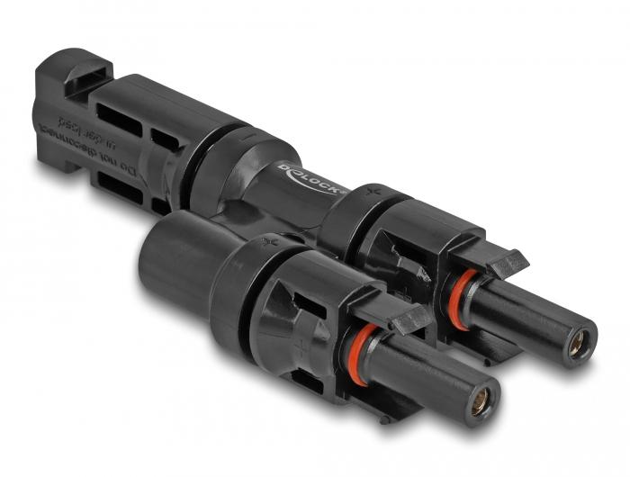 Delock DL4 Solar-connector 1 x Stekker op 2 x Aansluiting