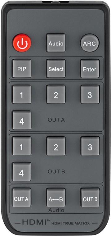HDMI matrixswitch - 4 naar 2 poorts