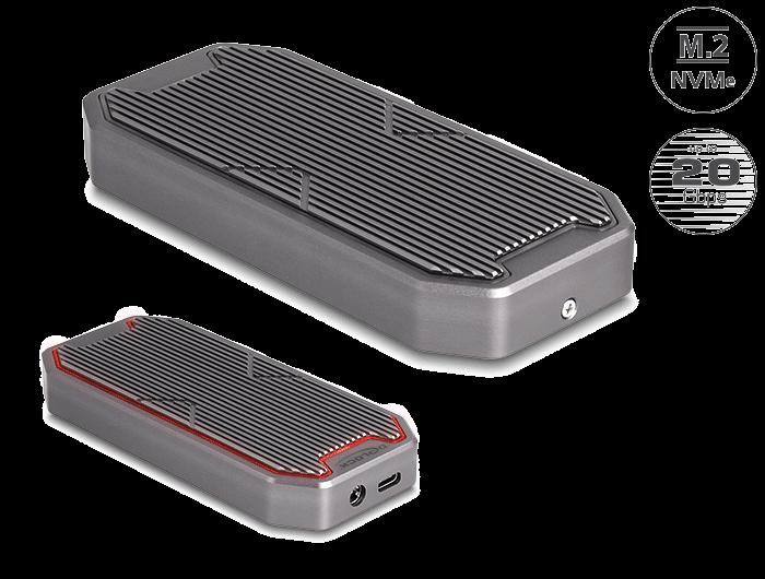 Delock Externe Gaming-behuizing voor M.2 NVMe PCIe SSD met SuperSpeed USB