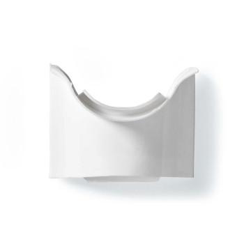 Kabelgeleiding Buis In de hoek 1 Stuk PVC Wit - Nedis