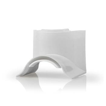 Kabelgeleiding Buis In de hoek 1 Stuk PVC Wit - Nedis