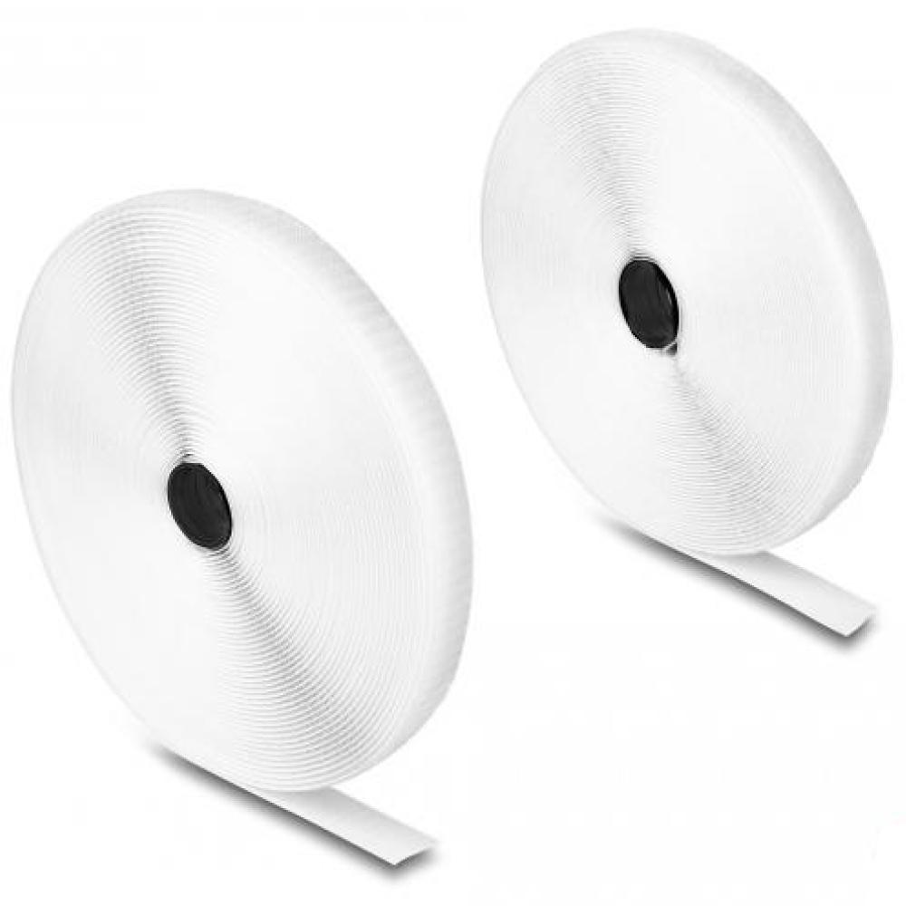 Klittenband - 15 meter - Wit - Delock
