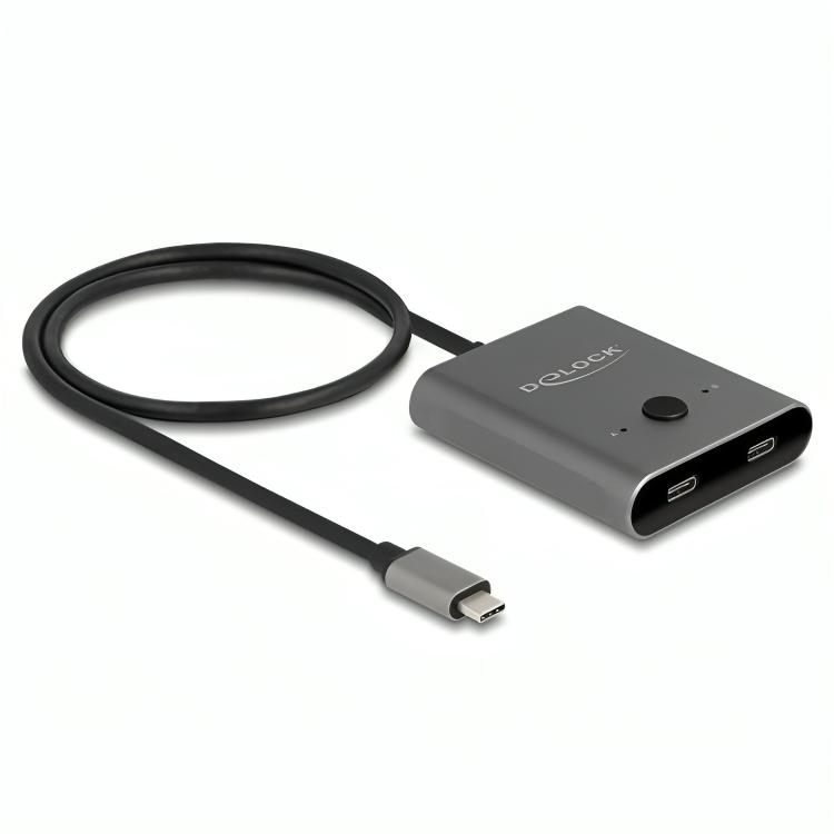 USB C schakelaar met DisplayPort Alt Mode en Power Delivery