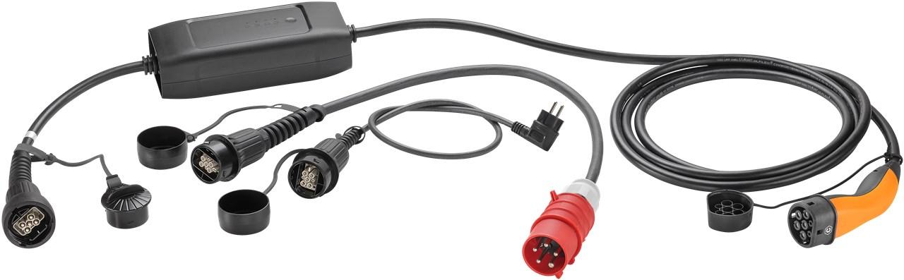dé Ladekabel Typ 2 Schuko 3,68kW[1-phasig, 20m, 6-16A] EV Chargers mit Steuerbarer Digitalanzeige für Elektroauto, Ladekabel e Auto für Model 3/Y, ID.3, ID.4, ID.5, MG4, Q4, Gla und Anderen PHEV/EV