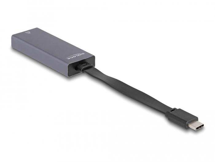 Delock USB Type-C™-Adapter naar 2,5 Gigabit LAN slim