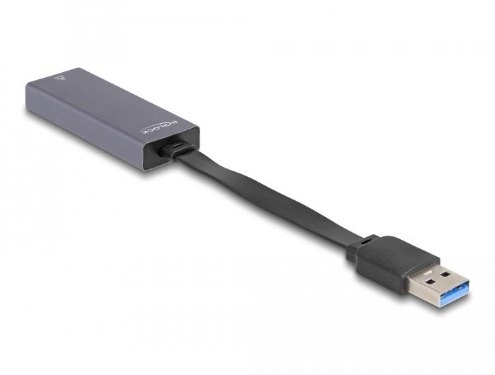 Delock USB Type-A-adapter naar 2,5 Gigabit LAN slim