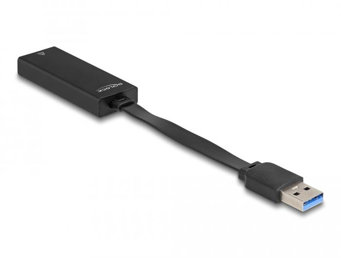 Delock USB type-A adapter naar Gigabit LAN slanke