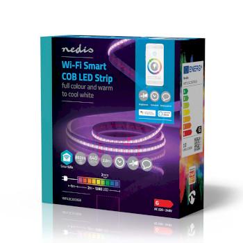 SmartLife LED Strip Wi-Fi RGB / Warm tot Koel Wit COB 2.00 m - Nedis