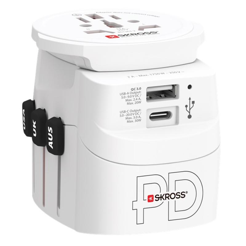 Reisstekker met USB - USA Australie UK,Cambodja, Canada, Panama, Filipijnen, Puerto Rico, Saba