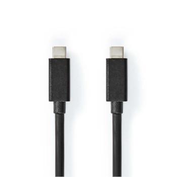 USB-kabel USB 3.2 Gen 2x2 USB-C™ Male USB-C™ Male 100 W - Nedis