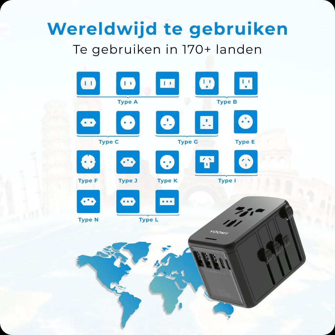 Reisstekker Frankrijk Vandaag besteld in huis Allekabels.nl