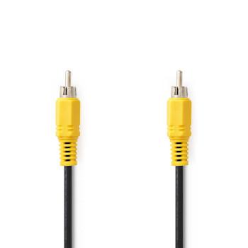 Composiet Videokabel RCA Male RCA Male Vernikkeld 480p 5.00 m - Nedis