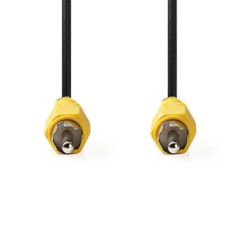Composiet Videokabel RCA Male RCA Male Vernikkeld 480p 5.00 m - Nedis