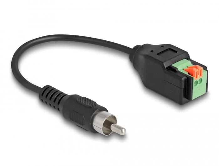 Delock Kabel Cinch Stekker naar Terminalblok 15 cm