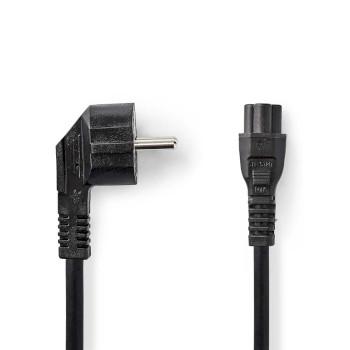 Stroomkabel Type F (CEE 7/7) Male IEC-320-C5 Gehoekt Recht - Nedis