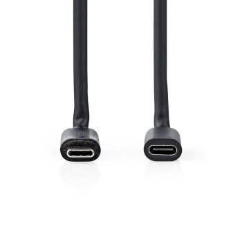 USB-Kabel USB 3.2 Gen 1 USB-C™ Male USB-C™ Female 4K@60Hz 5 - Nedis