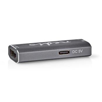 HDMI™ Repeater 25 m 8K@60Hz 0 Gbps Aluminium Antraciet - Nedis