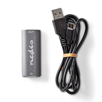 HDMI™ Repeater 25 m 8K@60Hz 0 Gbps Aluminium Antraciet - Nedis