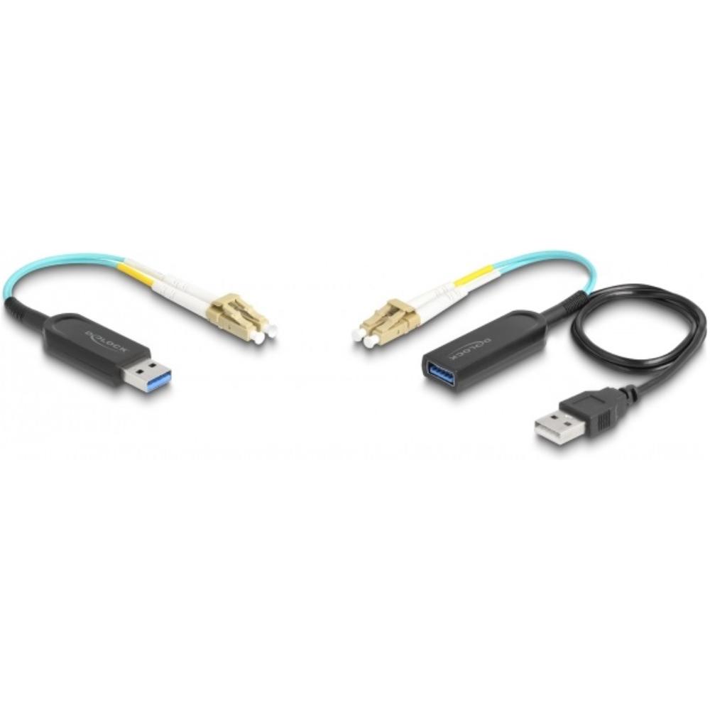 USB A extenderset over LC Duplex