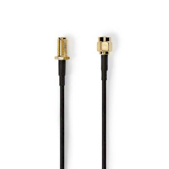 Antennekabel RP-SMA Male RP-SMA Female Verguld 50 Ohm - Nedis