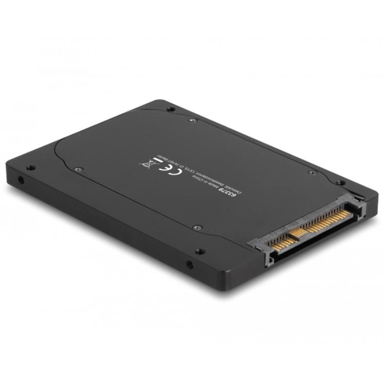 Delock 2,5″ Converter U.2 SFF-8639 naar M.2 NVMe Key M - 7 mm hoogte